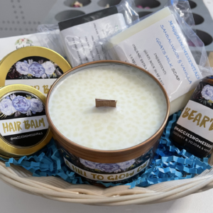 SANDALWOOD & VANILLA BEARDED MAN GIFT BASKET